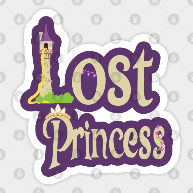 Rapunzel Lost Princess Sticker by magicmirror